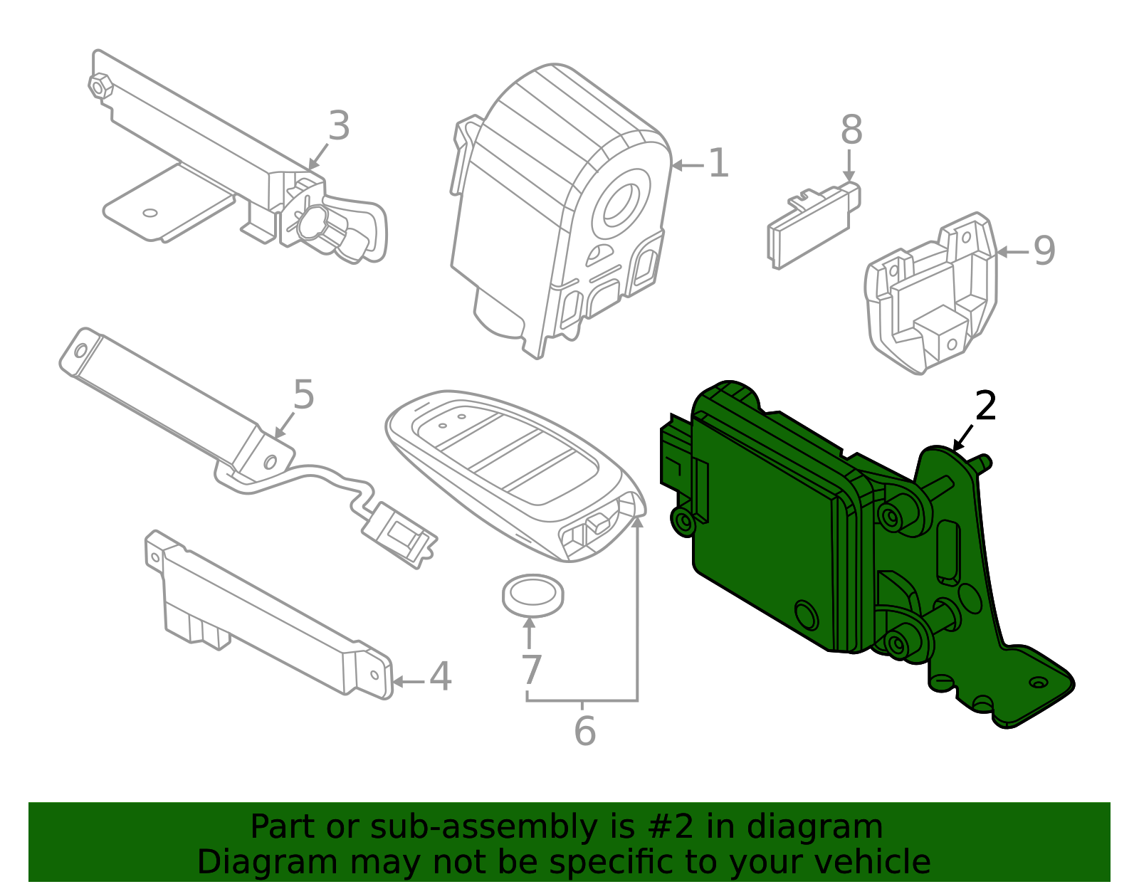 954C0-L2000 - Control Module 2021-2026 Kia K5 | Kia.Parts Store