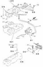8943719890 - : Clip, Vacuum Hose for Honda Image