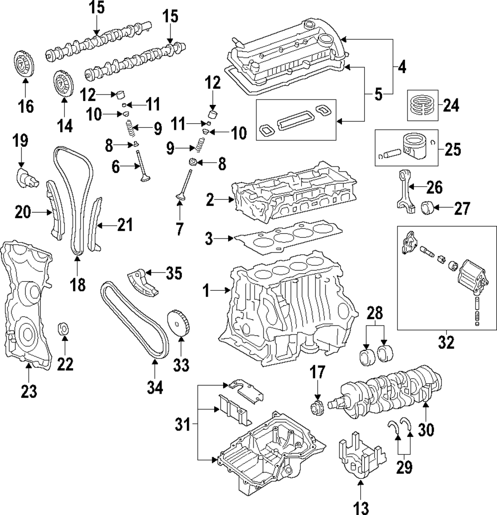 FW-06 アストンボディ 2006-2022 Ford Engine Timing Camshaft Sprocket 6M8Z-6C525-D