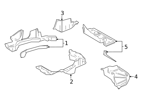 Splash Shields for 2020 Toyota Prius Prime #1