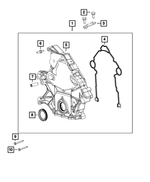 53034126AA - 5.7L Gas; Engine: Alternator And Compressor Bracket for Mopar Image
