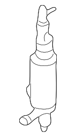 4A0955651B - Electrical: Washer Pump for Audi: 100, 100 Quattro, 80, 80 Quattro, 90, 90 Quattro, A4, A4 Quattro, A6, A6 Quattro, A8, A8 Quattro, Cabriolet, S4, S6, S8, V8 Quattro Image