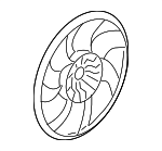 1580682 - Belts &amp; Cooling: ACDelcoâ„¢ Engine Cooling Fan Blade for GM Image