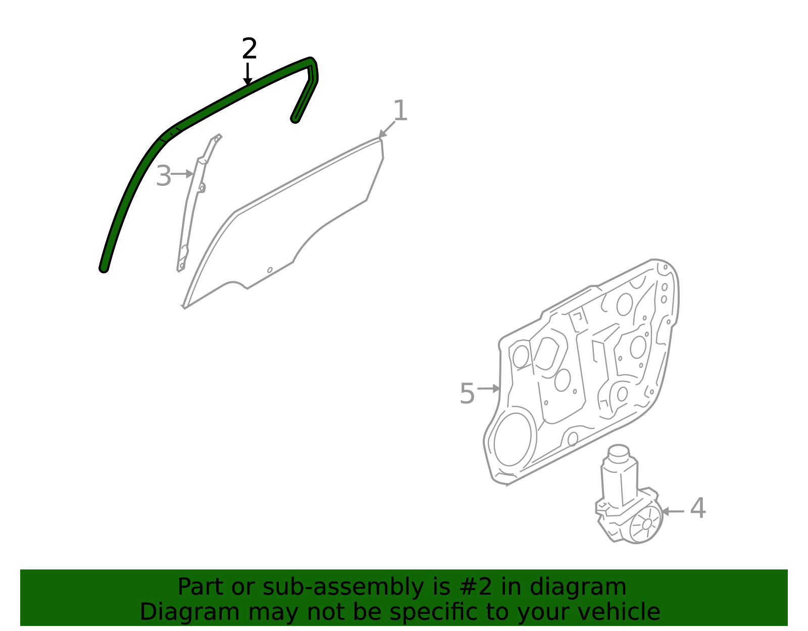 2006-2011 Hyundai Azera Upper Channel 83530-3L000 | OEM Parts Online