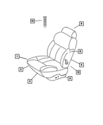 5093532AA - Interior Trim: Seat Cushion Frame, Right &amp; Left for Mopar Image