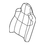 8C3Z2664810A - Body: Seat Back Pad for Ford: F-250 Super Duty, F-350 Super Duty, F-450 Super Duty Image