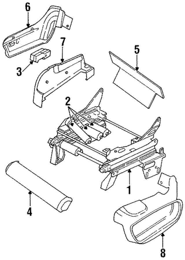 4797192 - Body: Seat Track for Mopar Image