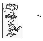 19329539 - Body: Center Console for Chevrolet: Silverado 1500, Silverado 2500 HD, Silverado 3500 HD | GMC: Sierra 1500, Sierra 2500 HD, Sierra 3500 HD Image