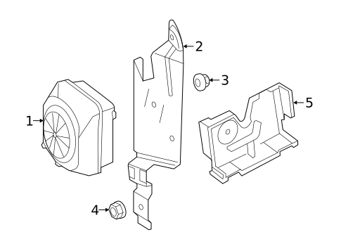 Keyless Entry Components for 2017 Mercedes-Benz Maybach S550 #0