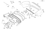 1668850938 - Detachable Parts: Trim, Bumper for Mercedes-Benz: GLE300d, GLE350, GLE400, GLE63 AMG, ML250, ML350, ML400, ML550, ML63 AMG Image