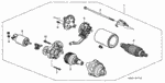 31204P8AA01 - Engine: GEAR ASSY. for Honda Image