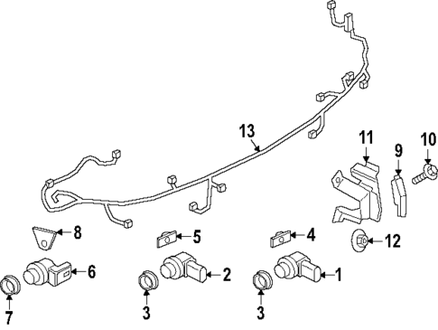 Parking Aid for 2024 Porsche Cayenne #5
