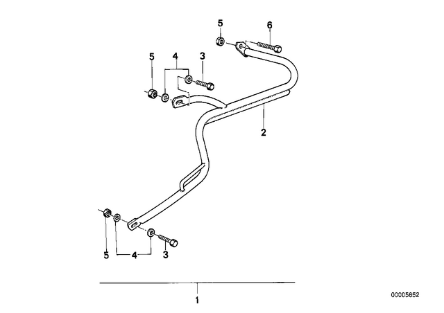 46542303525 - : Left Case Holder - Switch for BMW-Motorrad Image