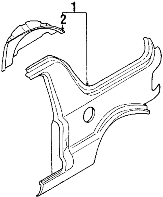 K01A71120 - : Wheel Housing Side Panel for Kia Image