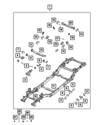 68495549AC - Frame, Bumper and Fascia: Chassis Frame for Jeep: Wrangler Image