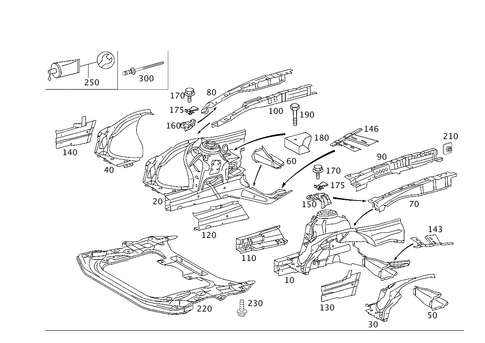 Wheelhouse for 2001 Mercedes-Benz CL 55 AMG&reg; #0