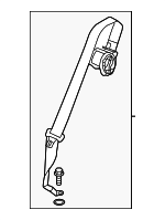4829TJBA00ZB - Electrical: Center Seat Belt for Acura: RDX Image