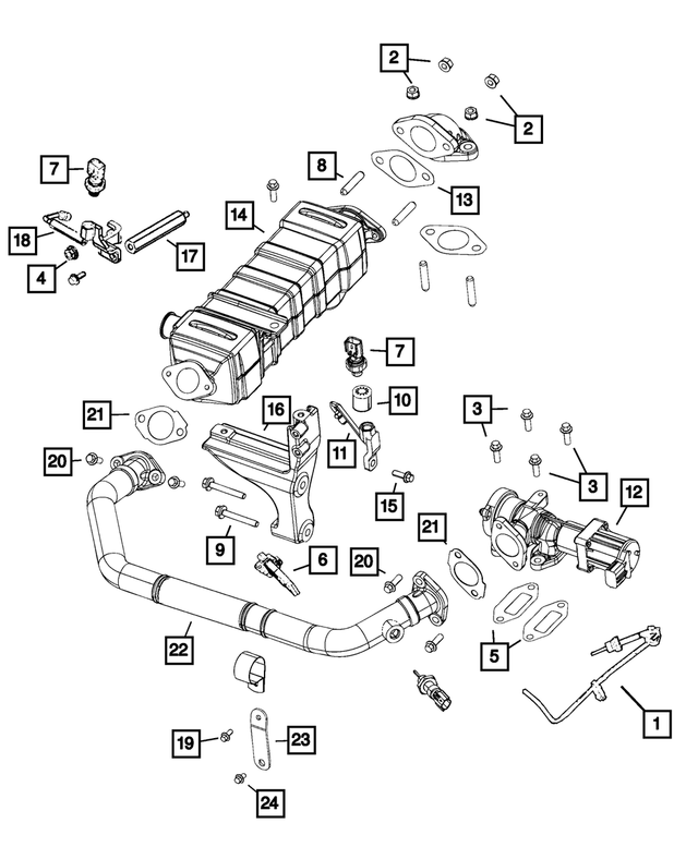 68242166AA - Emission Controls: Emp Sensor Boot for Mopar Image