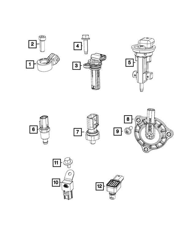 6502993 - Electrical: Hex Flange Head Bolt for Mopar Image image