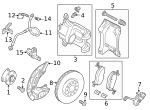 5QF501611G - Brakes: Hub &amp; Bearing for Audi Image