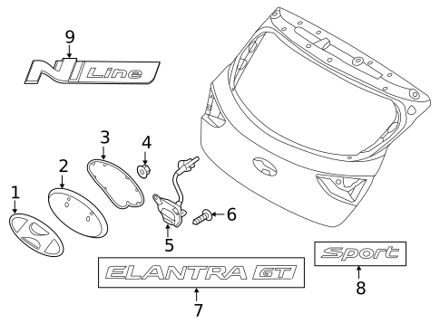 Parking Aid for 2019 Hyundai Elantra GT #0
