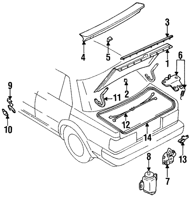 9603016E00 - : Spoiler for Nissan Image