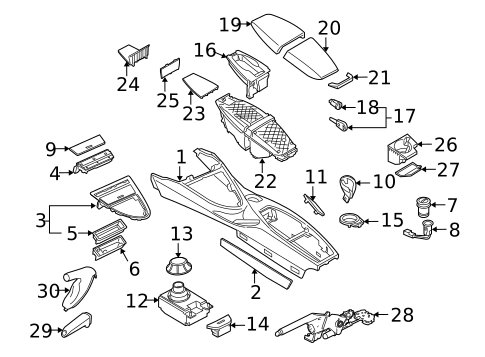 Parking Brake for 2008 BMW M6 #0