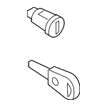 51167001461 - Body: Cylinder &amp; Keys for BMW: 128i, 135i, 323Ci, 323i, 325Ci, 325i, 325xi, 328Ci, 328i, 328i xDrive, 328xi, 330Ci, 330i, 330xi, 335d, 335i, 335i xDrive, 335is, 335xi, 525i, 525xi, 528i, 528i xDrive, 528xi, 530i, 530xi, 535i, 535i GT, 535i xDrive, 535xi, 545i, 550i, 645Ci, 650i, M3, M5, M6, X3, X5, X6, Z4, Z8 Image