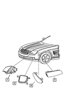 5097518AA - Electrical: Side Marker Lamp, Right for Mopar Image