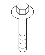 N10572802 - Body: Strut Rod Mount Bolt for Porsche: 718 Boxster, 718 Cayman, 718 Spyder, 911, Boxster, Cayman Image