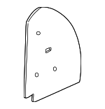 22691020 - Body: Mirror Assembly Gasket for GM Image