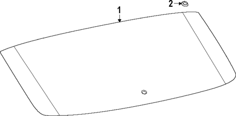 Glass - Lift Gate for 2024 Porsche Macan #0