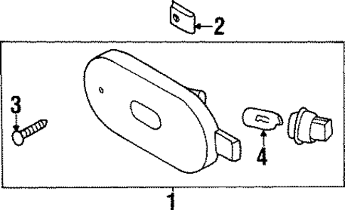Side Marker Lamps for 2002 Mitsubishi Mirage #0