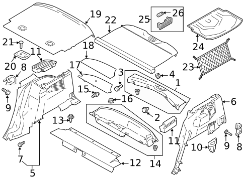 Interior Trim - Rear Body for 2018 Ford C-Max #0