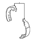 68000248AA - Brakes: Brake Shoes for Mitsubishi Image