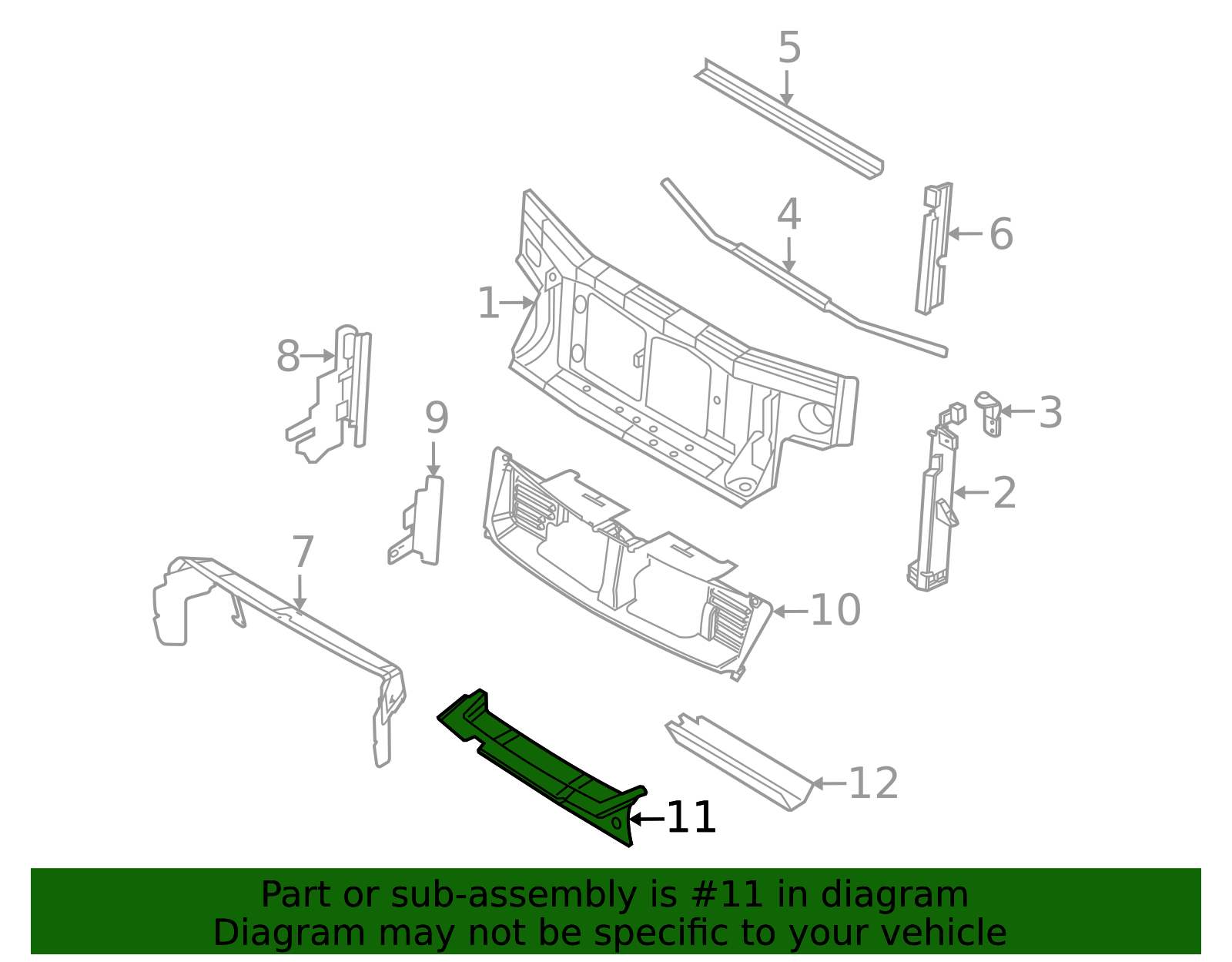 6l2z8349aa - Ford Lower Deflector | Levittown Ford Parts