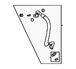 ML3Z19867AB - HVAC: Return Hose for Ford: F-150 Image