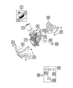 4892710AB - 1.4L Gas; Engine: Oil Filter Guard for Mopar Image