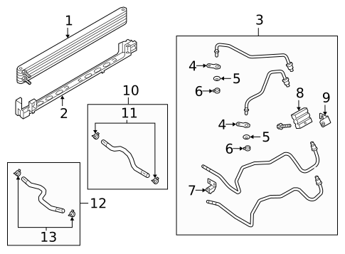 Trans Oil Cooler for 2018 Ford Focus #0