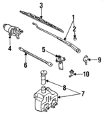 2889030R15 - : Wiper Blade for Nissan Image