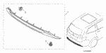 8F01SEP2M0BX - Accessory Components: CLIP, FEMALE for Honda Image