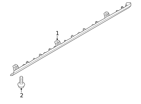 Exterior Trim - Pillars for 2009 Kia Borrego #0