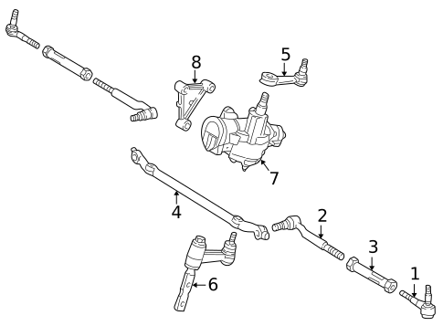 Steering Gear & Linkage for 2002 Lincoln Blackwood #1