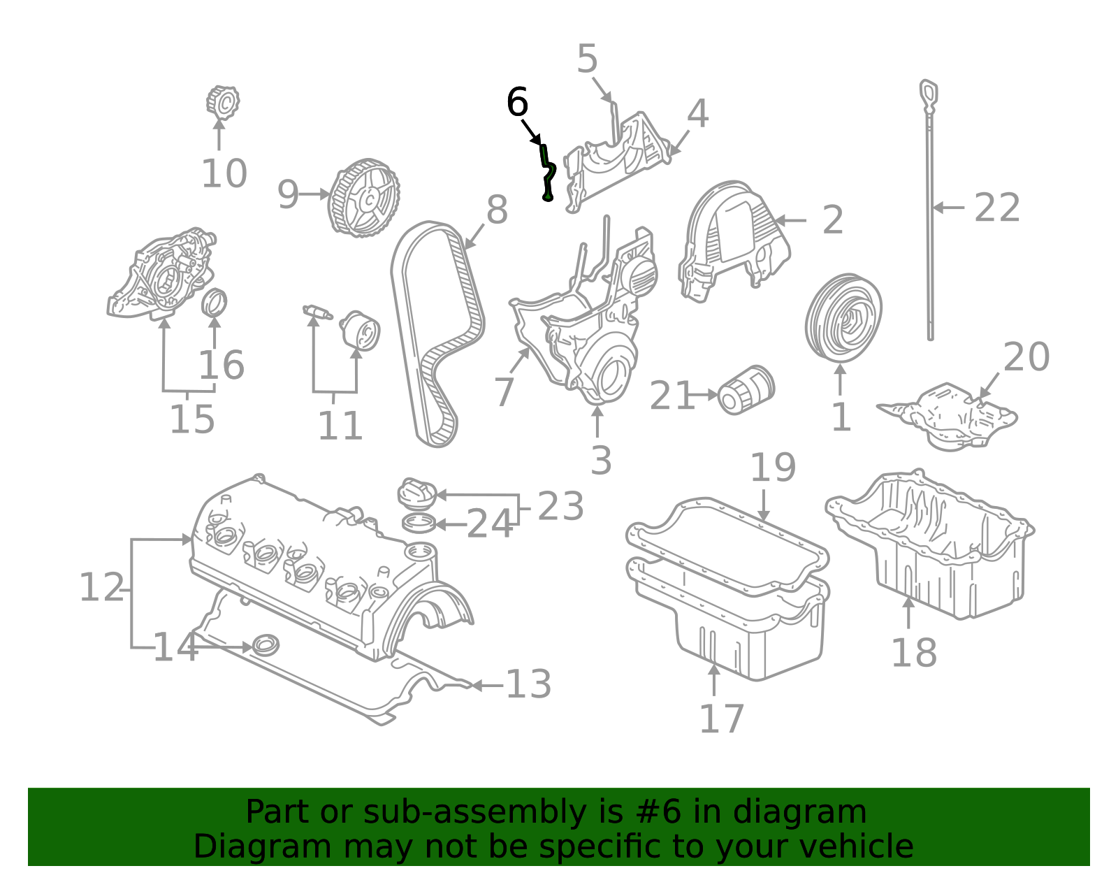 11833-PLM-000 - High-Quality Engine Timing Cover Gasket for 2001-2005 ...