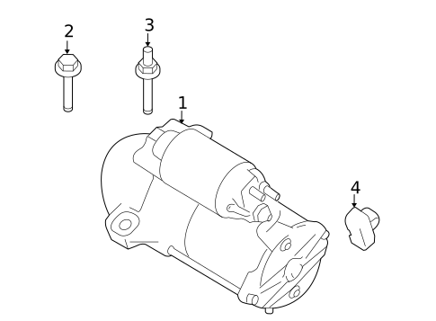 Starter & Related Components for 2009 Ford Taurus X #0