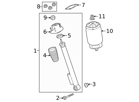 Shocks & Components for 2022 Land Rover Range Rover Sport #0