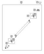 68206268AA - Rear Axle; American Axle 292 MM Single Rear Wheel; Differential and Drive Line: Drive Shaft Flange for Mopar Image