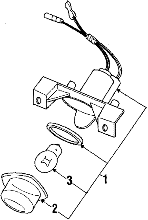 License Lamps for 1987 Acura Integra #0