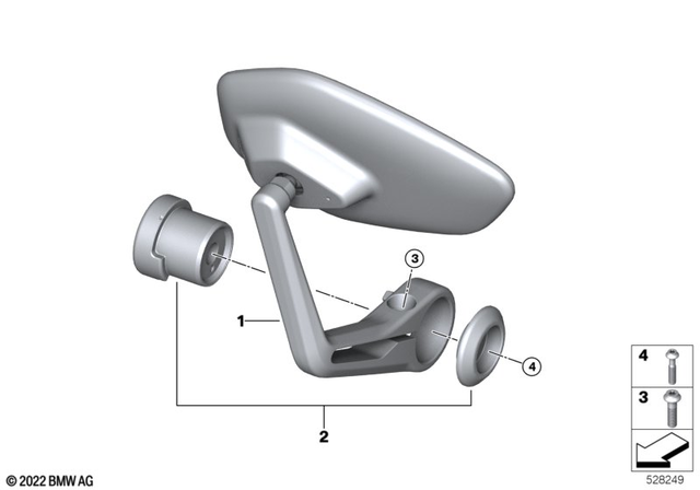 7129909859 - Body Equipment: Fillister-Head Screw - M5X20-8.8 for BMW-Motorrad Image