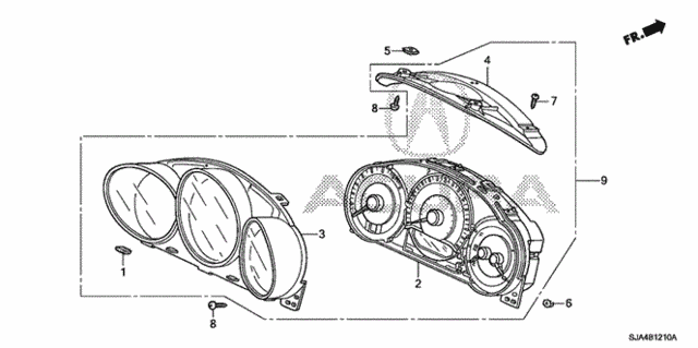 Meter Components (NS) for 2011 Acura RL #0